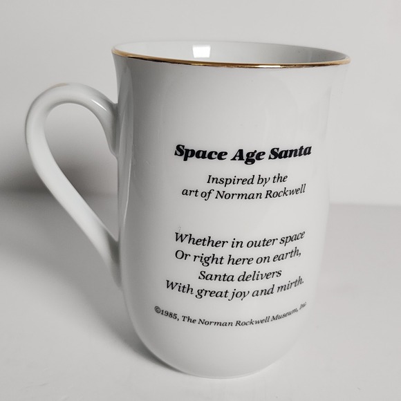 Norman‎ Rockwell Space Age Santa Mug - Picture 2 of 5